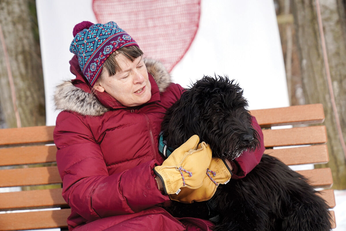 Mary Hyde hugs Shea Hyde